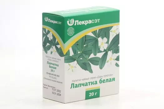 Напиток чайный Дары природы Лапчатка белая корневище, 20 г