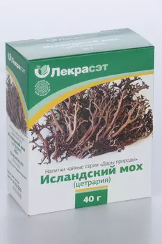 Напиток чайный Дары природы Мох исландский, 40 г