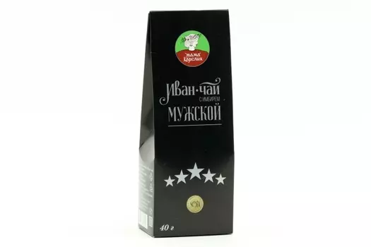 Напиток чайный Иван-чай Карельский мужской с имбирем и шиповником, 40 г, карт пакет