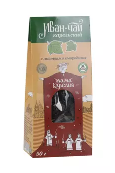 Напиток чайный Иван-чай Карельский со смородиновым листом, 50 г, карт пакет