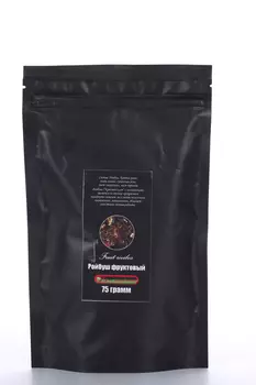 Напиток чайный Три листа Ройбуш фруктовый, 75 г, дой-пак