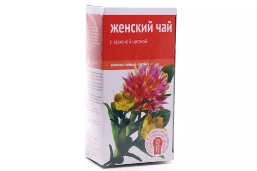 Напиток чайный Женский чай с красной щеткой, 1,5 г, 20 шт