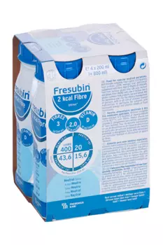 Напиток Фрезубин 2 ккал с пищевыми волокнами со вкусом нейтральный, 200 мл, 4 шт