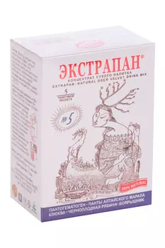 Напиток Экстрапан N5 сердце/сосуды клюква/черная смородина, 5 шт, пакеты