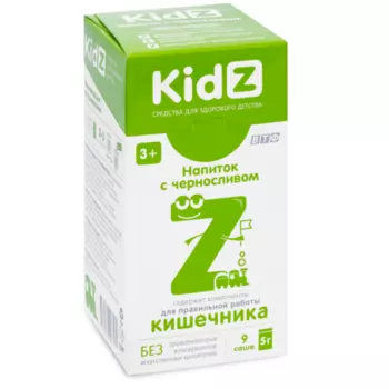 Напиток Кидз с черносливом д/кишечника, 5 г, 9 шт, саше