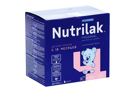 Напиток сухой молочный Нутрилак Премиум 4 Детское молочко, 900 г