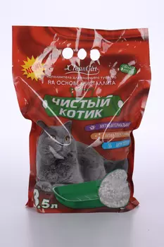 Наполнитель Чистый котик кристаллит 3.5 л
