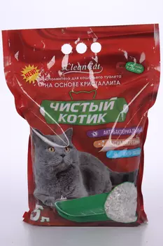 Наполнитель Чистый котик кристаллит 5 л