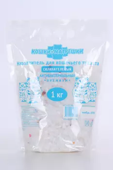 Наполнитель Кошки-матрешки антибактериальный силикагелевый радуга 1 кг