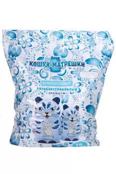 Наполнитель Кошки-Матрешки силикагелевый антибактер Премиум 16 л
