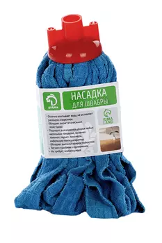 Насадка д/швабры ленточная Доляна, микрофибра, 140 г цвет микс
