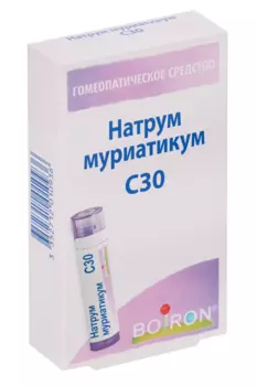 Натрум муриатикум, 4 г, гранулы гомеопатические C30