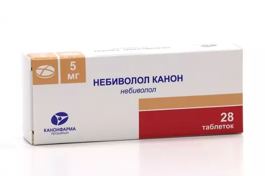 Небиволол Канон 5 мг, 28 шт, таблетки