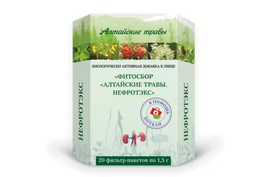 Нефротэкс Алтайские травы фитосбор, 1,5 г, 20 шт