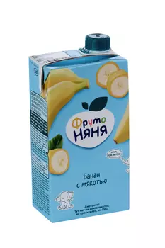 Нектар Фрутоняня банан с мяк д/дет, 0,5 л
