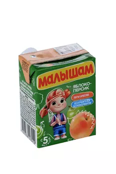 Нектар Фрутоняня Малышам ябл-персик неосв, 0,2 л