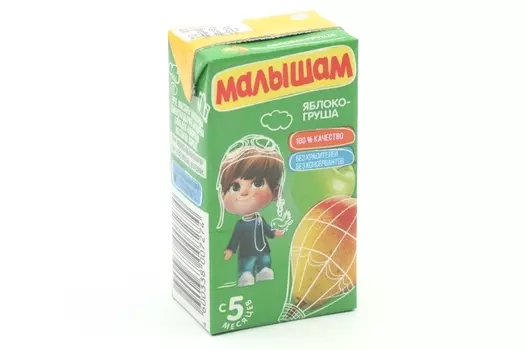 Нектар Малышам яблоко/груша (с 5 мес), 125 мл