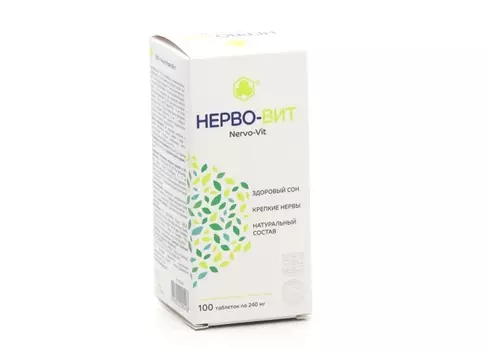 Нерво-Вит, 0,24 г, 100 шт, таблетки