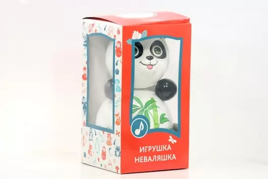 Неваляшка «Панда» в художественной упаковке, МИКС