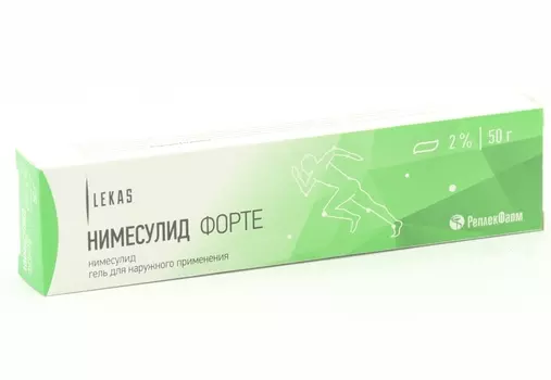 Нимесулид форте 2%, 50 г, гель для наружного применения