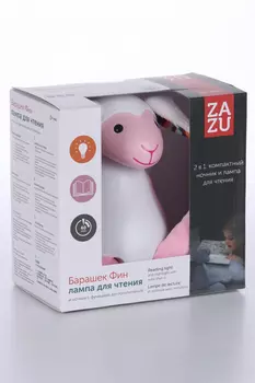 Ночник ZAZU барашек Фин розовый