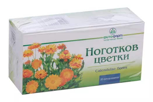 Ноготков цветки, 1,5 г, 20 шт, ф/п не Иван-чай