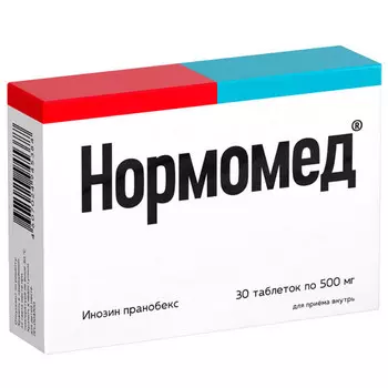 Нормомед 500 мг, 30 шт, таблетки
