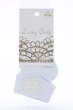 Носочки Lucky Child рост 10-12 р3 белые