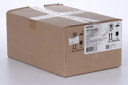 Новокаин 5 мг/мл, 200 мл, 24 шт, раствор для инъекций