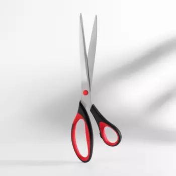 Ножницы Арт Узор универсальные, скошенное лезвие, 11", 28 см, цвет МИКС