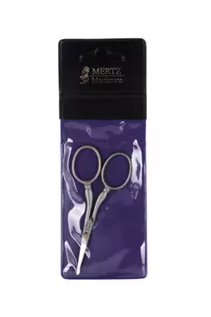 Ножницы MERTZ д/усов/бороды/носа безопасные прямые с закругленными концами