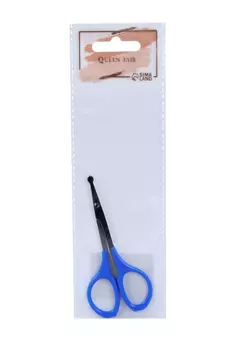 Ножницы Queen fair безопасные прямые 9 см цвет МИКС