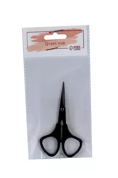 Ножницы Queen fair маникюрные прямые 10,5 см цвет чёрный