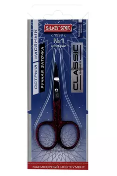 Ножницы Silver Star д/ногтей изогнутые лезвия НСС 2 PURPLE