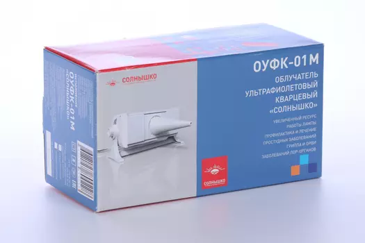 Облучатель Солнышко ультрафиолетовый кварцевый ОУФк-01М, (лампа типа ДКБУ-7)