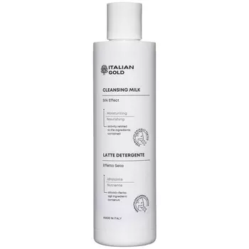 Очищающее молочко с эффектом шелковой кожи, Italian Gold, 250 мл