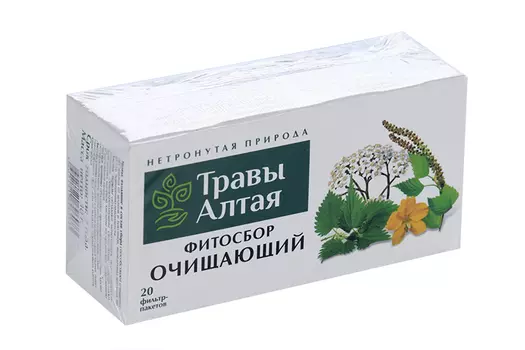 Очищающий фиточай серии Алтай, 1,5 г, 20 шт