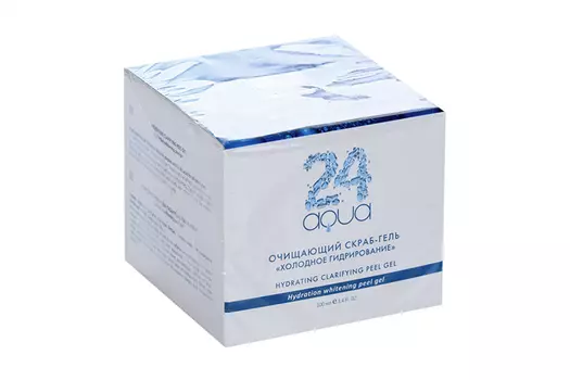 Очищающий скраб-гель холодное гидрирование Аква 24 Beauty Style (4515707K), 100 мл