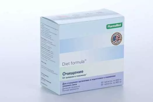 Очищение от шлаков и токсинов, 60 шт, 2 шт, таблетки