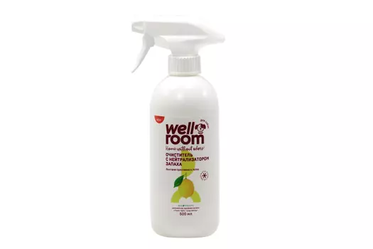 Очиститель с нейтрализатором запаха Wellroom цитрус д/дома 500 мл