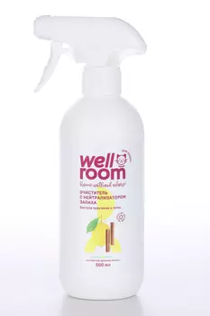 Очиститель с нейтрализатором запаха Wellroom корица/цитрус д/дома 500 мл
