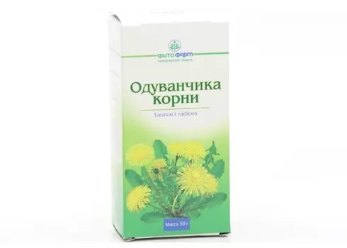 Одуванчика корень, 50 г, сырье измельченное