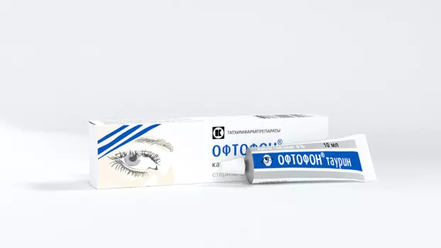 Офтофон таурин 4%, 10 мл, капли глазные