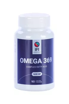Омега 369 IFI complex fatty acid, 1 630 мг, 90 шт, капсулы