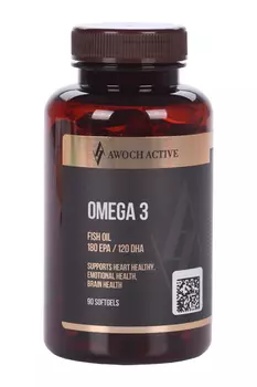 Оmega-3 35% AWOCH ACTIVE, 1 350 мг, 90 шт, капсулы