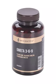 Омега 3 35% AWOCHACTIVE, 90 шт, капсулы