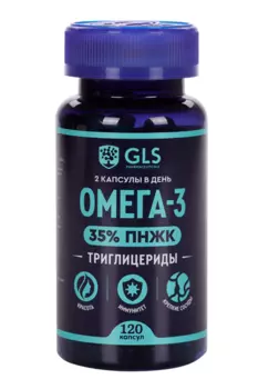 Омега-3 35% GLS, 610 мг, 120 шт, капсулы