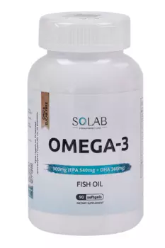 Омега-3 900 мг Solab, 90 шт, капсулы