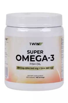 Omega-3 900мг 1WIN, 500 шт, капсулы