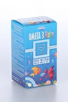 Омега-3 беби 35% полиен, 0,55 мл, 60 шт, жидкость для приема внутрь